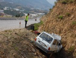 Gazipaa-Anamur Yolunda Kaza